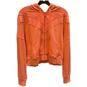 Aerie NWT Offline Coral zip up hoodie size small, 100% Cotton 💕